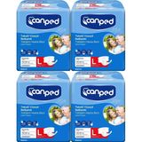 Canped Gece Eko L-Large Beden 56 Adet Belbantlı Hasta Bezi