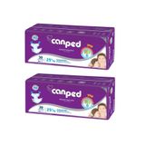 Canped Hasta Bezi Çocuklar İçin Bel Bantlı, 2'li Set, 60 Adet, XS, 25+ kg