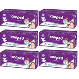 Canped Hasta Bezi Çocuklar İçin Bel Bantlı Tekstil Yüzeyli, XS Beden, 180 Adet (6'lı Paket)