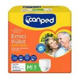 Canped Külot Orta Boy M Yetişkin Hasta Bezi M 9 Adet