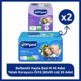 Canped M Bakım Paketi –23 Hasta Bezi + 30 Yatak Koruyucu