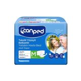 Canped M Boy 1 Paket 18 Adet 85-125 CM Tekstil Yüzeyli Belbantlı Yetişkin Hasta Bezi