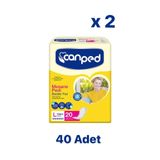 Canped MESANE PEDİ 20 Lİ LARGE (L) 2 ADET