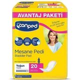Canped Mesane Pedi Yoğun Large 20'li - Beyaz