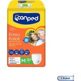 Canped Orta Boy Hasta Bezi 30 Adet Emici Külot M Beden Dermatolojik Olarak Test Edilmiş