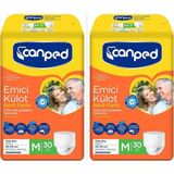 Canped Orta M 2 Paket 60 Adet 80-120 cm Emici Külot Hasta Bezi