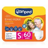 Canped S-Small Beden 60 Adet Emici Külot