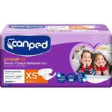Canped Tekstil Yüzeyli Belbantlı Çocuk Hasta Bezi XS 4 x 30'lu