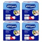 Canped Tekstil Yüzeyli Belbantlı Gece L 4×14'lü Hasta Bezi