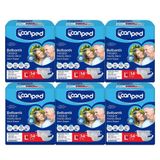 Canped Tekstil Yüzeyli Belbantlı Gece L 6×14'lü Hasta Bezi