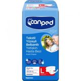 Canped Tekstil Yüzeyli Belbantlı Gece L 7 Adet Hasta Bezi