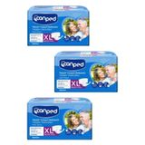Canped Tekstil Yüzeyli Belbantlı XL 30x3 Adet Hasta Bezi