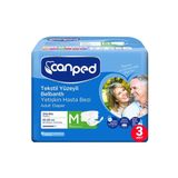 Canped Tekstil Yüzeyli Belbantlı Yetişkin Orta Boy 54 Adet Hasta Bezi