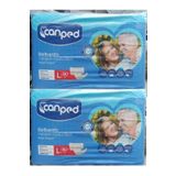 Canped Tekstil Yüzeyli Canped Belbantlı Yetişkin Hasta Bezi 100-150 Cm Large 2x30'lu = 60 Adet