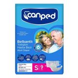 Canped Tekstil Yüzeyli Small Boy 9 Adet 50-90 cm Belbantlı Yetişkin Hasta Bezi