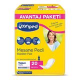 Canped Ultra Avantaj Mesane Pedi 20 Adet Anatomik Yapı ile İdrar Kaçırma Problemi için Özel Çözüm