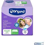 Canped Yatak Koruyucu Örtü 60X90CM Tekli Paket Yumuşak Üst Yüzey ile Konforlu Kullanım