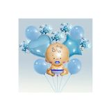 CANSIN CİNSİYET BEBEK BALON SETİ ERKEK MAVİ
