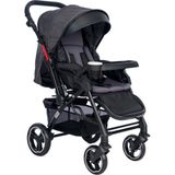 Cansın Mini Active Plus Siyah Çift Yönlü Bebek Arabası- Antrasit 98244-2
