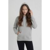 Cansın Mini Gri Kız Çocuk Kanguru Cepli Şardonlu Kapüşonlu Sweatshirt 24692 - 13 - 14 Yaş