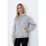 Cansın Mini Kız Çocuk Mint Basic Uzun Kol Kapüşonlu Sweatshirt 19188 - 7 - 8 Yaş