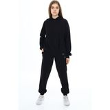 Cansın Mini Kız Çocuk Siyah Basic Kapüşonlu Takım 18900 - 10 - 11 Yaş