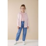Cansın Mini Pembe Çizgili Gömlekli Badili Kız Çocuk Pantolonlu 3lü Takım 23507 - 3 - 4 Yaş