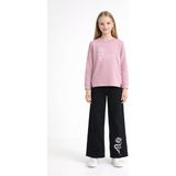 Cansın Mini Pembe Gül Nakışlı Badili Jean Pantolonlu Kız Çocuk 2li Takım 23750 - 6 - 7 Yaş