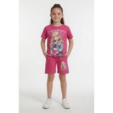 Cansın Mini Pembe Sweet Yazılı Karakter Baskılı Kız Çocuk Şortlu 2li Takım 23993 - 4 - 5 Yaş