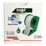 Cansın Plast Non-Woven 5 mt 2.5 cm Kağıt Flaster