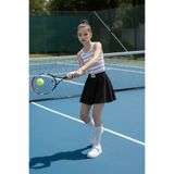 CansınMini Siyah Beli Lastikli Fitilli Kız Çocuk Tenis Eteği 21044