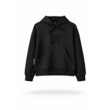 cansınmini Siyah Erkek Çocuk Kapüşonlu Sweatshirt 19360