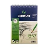 Canson 1557 A5 Teknik Resim Defteri Blok Üstten Spiralli 40 Yaprak 120 Gram (Eskiz Defteri) 12040 - Turuncu