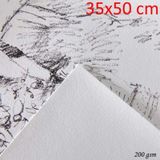 Canson 1557 Beyaz Resim/Çizim Kağıdı 200 G. 35 x 50 CM 5'li Paket