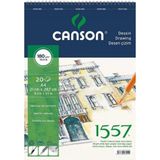 Canson 1557 Dessin Drawing Light Grain 180GR Spiralli Çizim Defteri 20 Sayfa A3 (29,7X42CM) - Karışık-Çok Renkli - standart