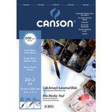 Canson 1557 Mix Media Finface Spiralli A4 200 gr 20 Sayfa Resim ve Çizim Bloğu