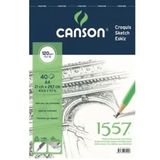 Canson 1557 Üstten Spiralli 120 gr A4 40 Yaprak Resim ve Çizim Blok Defter
