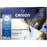 Canson 200 gr Çok Amaçlı Sanatsal Blok 15 Yaprak 35X50 cm Dokulu Kağıt Çizim ve Boyama Amaçlı