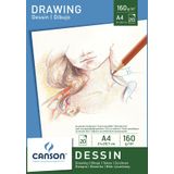 Canson 200005779 – Resim Kağıdı A4, 160 G/M², 20 Yaprak, Beyaz