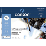 Canson 35x50 CM 200 GR 15 Yaprak Çok Amaçlı Sanatsal Bloknot