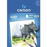 Canson 400015588 hobi, boyama kağıdı, A4, beyaz