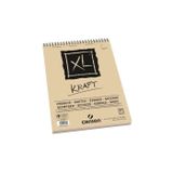 Canson 5736092 XL A5 90 gr 40 Yaprak Kraft Defter