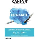 Canson 5781733 Graduate A5 250 gr 20 Yaprak Sulu Boya Blok