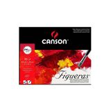 Canson 5789185 Figueras 290 gr 33x41 cm 10 Yaprak Tuval Dokulu Blok