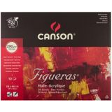 Canson 5789186 Figueras 290 gr 36x46 cm 10 Yaprak Tuval Dokulu Blok