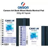 Canson Art Book Mixed Media Montval Pad 300 gr 48 Yaprak Defter