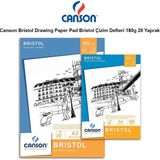 Canson Bristol 180 gr 20 Yaprak Pad Bristol Çizim Defteri