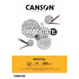 Canson C400110383 Graduate Bristol A4 180 GR 20 Sayfa Çizim Defteri