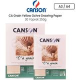 Canson Ca Grain Yellow Ochre Drawing Paper 30 Yaprak 250 gr Defter