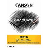 Canson Graduate Cangrad Bristol 20 Sayfa A4 180 gr Çizim Bloğu
